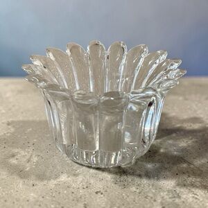 Marquis by Waterford crystal tea light holder, signed, beautiful, great shape